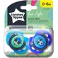 Tommee Tippee Fun Style Силиконовые ортодонтические пустышки для щенков - светло-голубой / синий для 0-6 месяцев 2шт 2шт