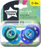 Tommee Tippee Fun Style Силіконові ортодонтичні пустушки для цуценят - світло-блакитні / сині для 0-6 місяців 2шт 2шт
