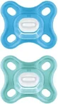 Силіконова ортодонтична пустушка Mam Comfort Blue для 0-2 місяців 2 шт.
