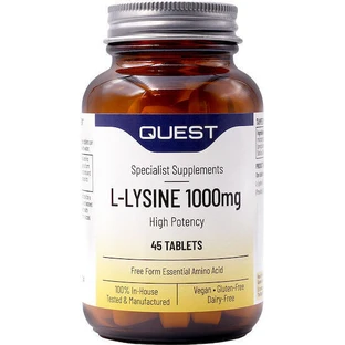 Quest L-Lysine High Potency 1000mg 45 Tablets