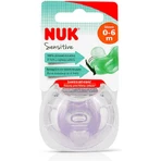 Силіконова ортодонтична пустушка Nuk Sensitive з покриттям Mangekyu від 0 до 6 місяців: ціни та характеристики