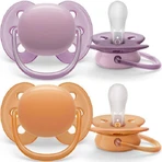 Пустышка Philips Ultra Soft Silicone Purple-Orange для 6-18 месяцев 2шт: цены и характеристики