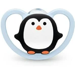 Nuk Space Силіконова ортодонтична пустушка з чохлом Penguin 0-6 місяців: ціни та характеристики