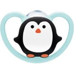 Nuk Space Силіконова ортодонтична пустушка з чохлом Penguin 0-6 місяців: ціни та характеристики