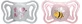 Chicco Chicco Легкая силиконовая пустышка Honey Bee - Grey-Rose для 2-6 месяцев 2шт 2шт