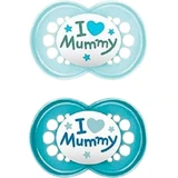 Mam Original Mummy I Love Mummy Силиконовые ортодонтические брекеты - п/э для 16+ месяцев 2шт