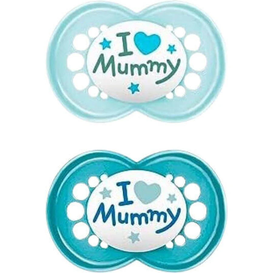 Mam Original Mummy I Love Mummy Силиконовые ортодонтические брекеты - п/э для 16+ месяцев 2шт: цены и характеристики