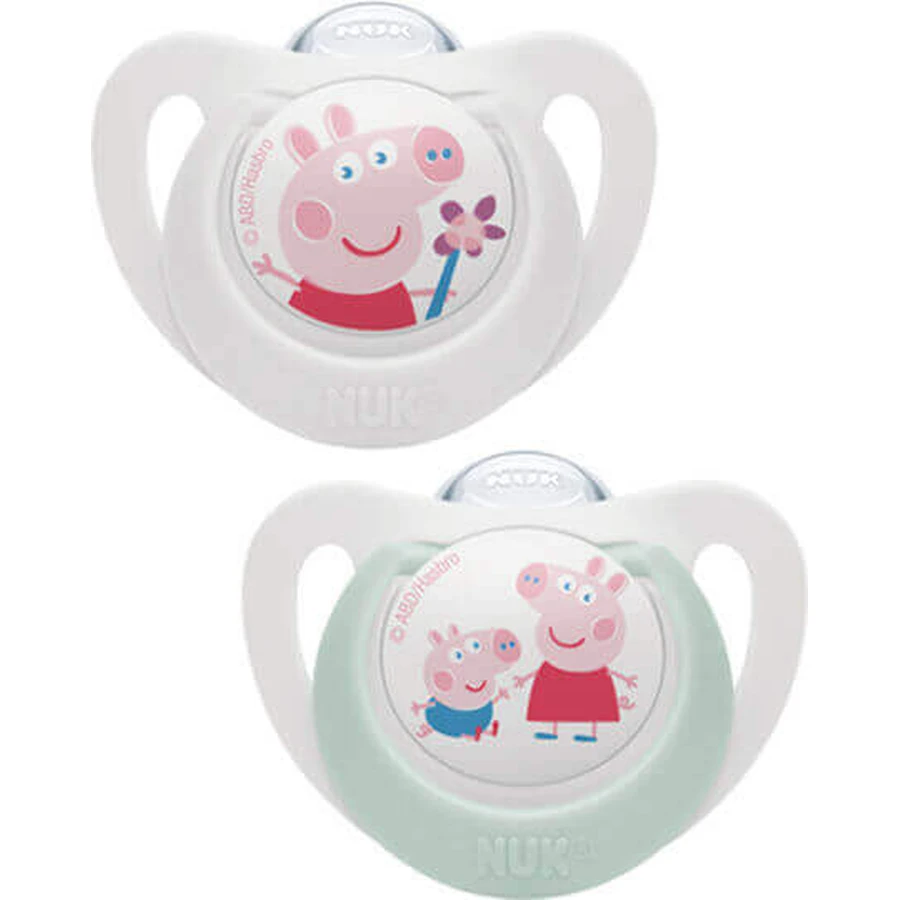 Силіконова соска Nuk Peppa для 18-36 місяців: ціни та характеристики
