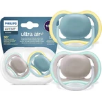 Силіконові ортодонтичні пустушки Philips Ultra Air з чохлом від 18 місяців 2 шт.: ціни та характеристики