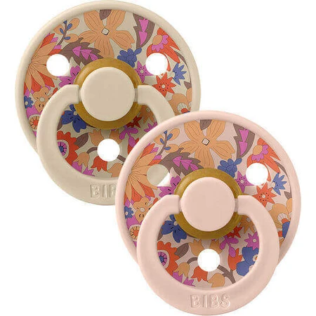 Нагрудники X Liberty June Blossom / Blush Blend резиновые пустышки для 0+ месяцев 2шт: цены и характеристики