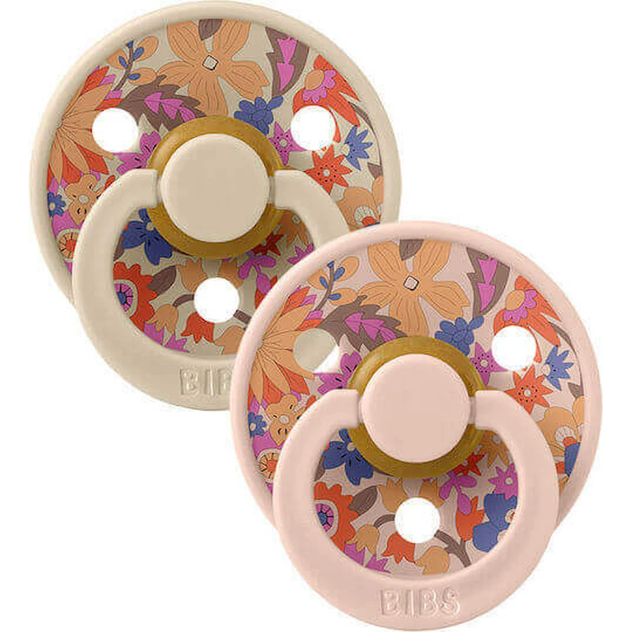 Нагрудники X Liberty June Blossom / Blush Blend резиновые пустышки для 0+ месяцев 2шт: цены и характеристики