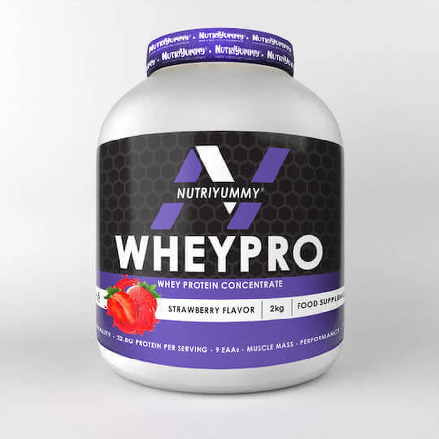 Nutriyummy Wheypro Сывороточный протеин со вкусом клубники 2 кг: цены и характеристики