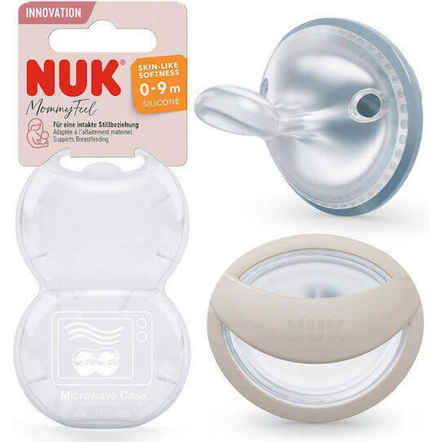 Nuk Mummy Feel Пустышка силиконовая с чехлом Nuk Mummy Feel 0-9 месяцев 2шт: цены и характеристики