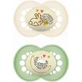Пустышка Mum Original Silicone Soothers зеленая для 6-16 месяцев 2шт