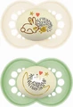 Пустышка Mum Original Silicone Soothers зеленая для 6-16 месяцев 2шт