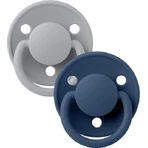 Пустушка De Lux Bibs Силіконові соски-пустушки Blue Blue Cloud & Steel для 0+ місяців 2шт: ціни та характеристики