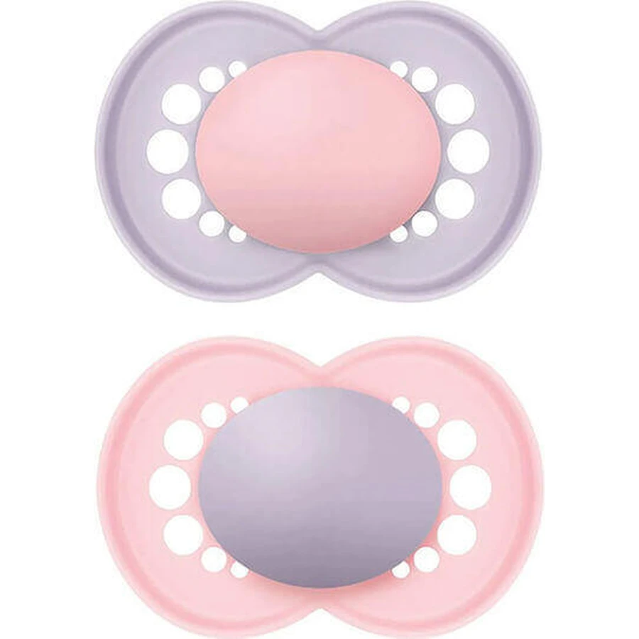 Пустышка Mam Original Non Personalised Silicone Pacifiers - фиолетовая для 16+ месяцев 2шт: цены и характеристики