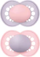Пустышка Mam Original Non Personalised Silicone Pacifiers - фиолетовая для 16+ месяцев 2шт