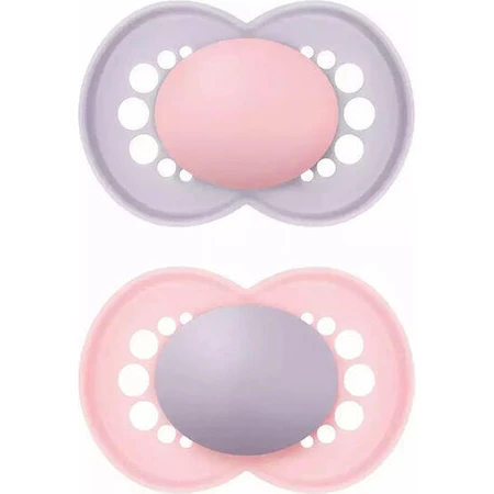 Пустышка Mam Original Non Personalised Silicone Pacifiers - фиолетовая для 16+ месяцев 2шт: цены и характеристики
