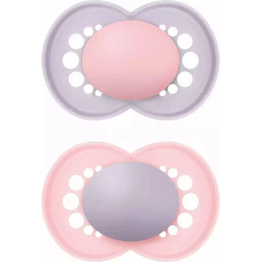 Пустышка Mam Original Non Personalised Silicone Pacifiers - фиолетовая для 16+ месяцев 2шт: цены и характеристики