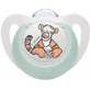 Nuk Disney Силиконовая пустышка с накладкой Винни - Фисташковая для 0-6 месяцев