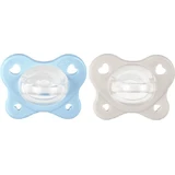 Chicco Physioforma Пустышка силиконовая Physio Dual Soft Blue Open Sky для 2-6 месяцев 2шт