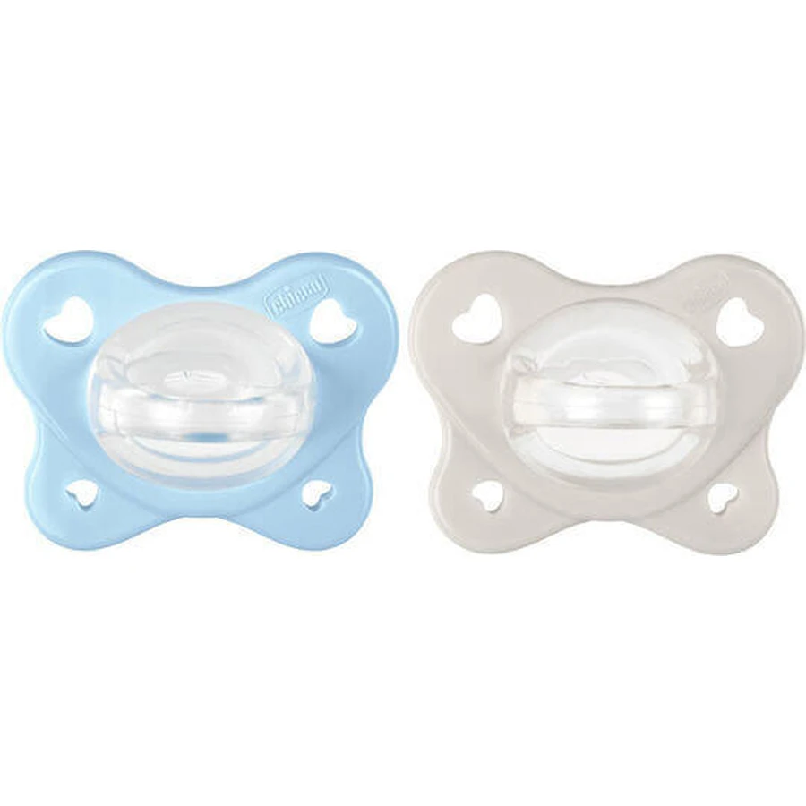 Chicco Physioforma Пустышка силиконовая Physio Dual Soft Blue Open Sky для 2-6 месяцев 2шт: цены и характеристики