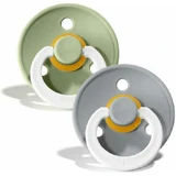 Соски кольорові Соски кольорові Гумові пустушки Sage Glow & Cloud Glow 18+ місяців 2шт