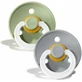 Соски кольорові Соски кольорові Гумові пустушки Sage Glow & Cloud Glow 18+ місяців 2шт