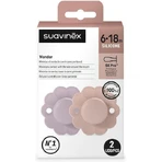 Силиконовая пустышка Suavinex Sx Pro - Wonder Wash/Mauve для 6-18 месяцев 2шт: цены и характеристики