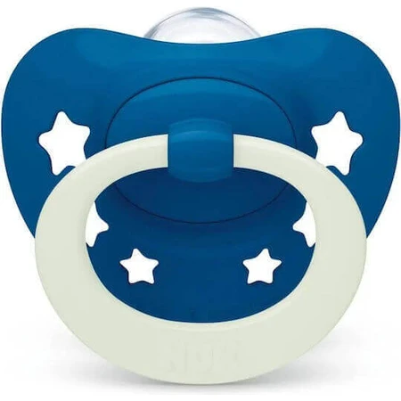 Nuk Signature Silicone Pacifier Star Pacifier - СИНЯ ЗАКРИТА для 18-36 місяців: ціни та характеристики