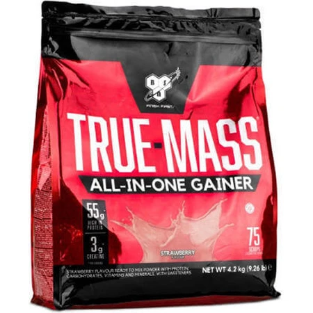BSN True Mass All-in-one Gainer с креатином и шоколадным вкусом 4,2 кг: цены и характеристики