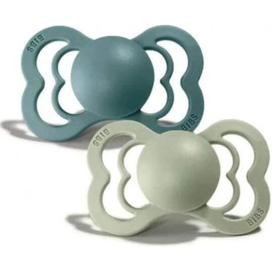 Нагрудники Supreme Soother Bibs силиконовые зеленые / мятные для 6+ месяцев 2шт: цены и характеристики