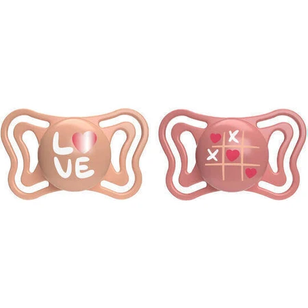 Chicco Physioforma Пустышка силиконовая светло-розовая для 6-16 месяцев 2шт: цены и характеристики