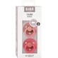 Пустышка Bibs 2 Colour Soother Rubber Pacifier Dusty Pink/Coral для 6+ месяцев