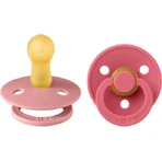 Пустышка Bibs 2 Colour Soother Rubber Pacifier Dusty Pink/Coral для 6+ месяцев: цены и характеристики