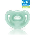 Пустышка Nuk Sensitive Green силиконовая для 6-18 месяцев: цены и характеристики