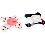 Difrax KN0KN01306 Tommy Hilfiger Пустышка силиконовая - сине-розовая для 0-6 месяцев 2шт: цены и характеристики