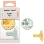 Пустышка Tommee Tippee Breastlike желтая силиконовая для 0-6 месяцев 2шт: цены и характеристики