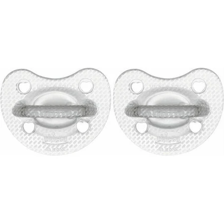 Ортодонтичні пустушки Chicco Silicon Crystal для 6-16 місяців 2шт: ціни та характеристики