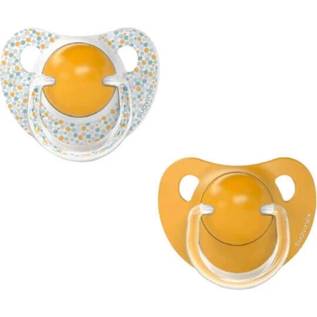 Пустышка Suavinex Silicone Soothers Sx Pro - Yellow Dreams для 6-18 месяцев 2шт: цены и характеристики