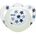 Силіконова ортодонтична пустушка Nuk Star Star Pacifier - синя для 18-36 місяців: ціни та характеристики
