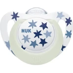 Силіконова ортодонтична пустушка Nuk Star Star Pacifier - синя для 18-36 місяців: ціни та характеристики