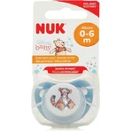 Nuk Trendline Силіконова ортодонтична пустушка з кришкою Тигр - синя від 0 до 6 місяців: ціни та характеристики