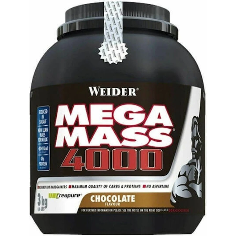 Weider Mega Mass 4000 Creapure с креатином и шоколадным вкусом 3 кг: цены и характеристики