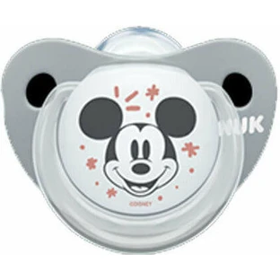 Nuk Mickey Силиконовая ортодонтическая пустышка для 0-6 месяцев