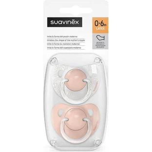 Силиконовые пустышки Suavinex Sx Pro - Розовые мечты для 0-6 месяцев 2шт
