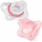 Chicco Physio Shape Mini Мягкая силиконовая пустышка бежевого цвета для 2-6 месяцев 2шт
