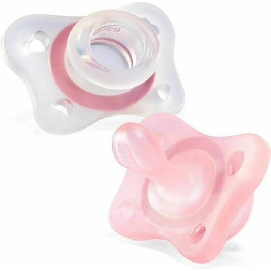 Chicco Physio Shape Mini М'які пустушки силіконові бежеві 2-6 місяців 2шт: ціни та характеристики
