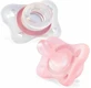 Chicco Physio Shape Mini Мягкая силиконовая пустышка бежевого цвета для 2-6 месяцев 2шт